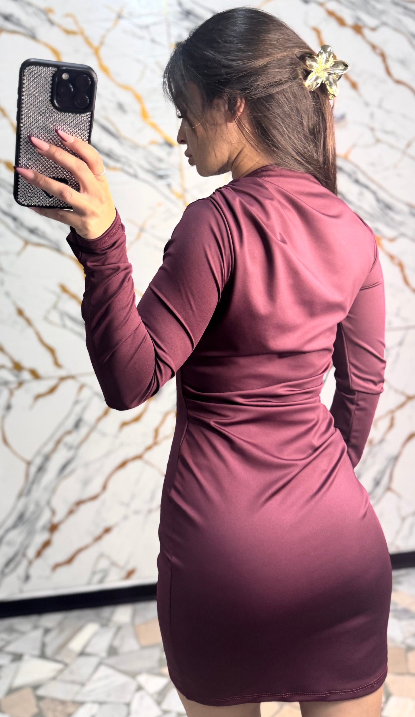 Mini dress Bastet vino