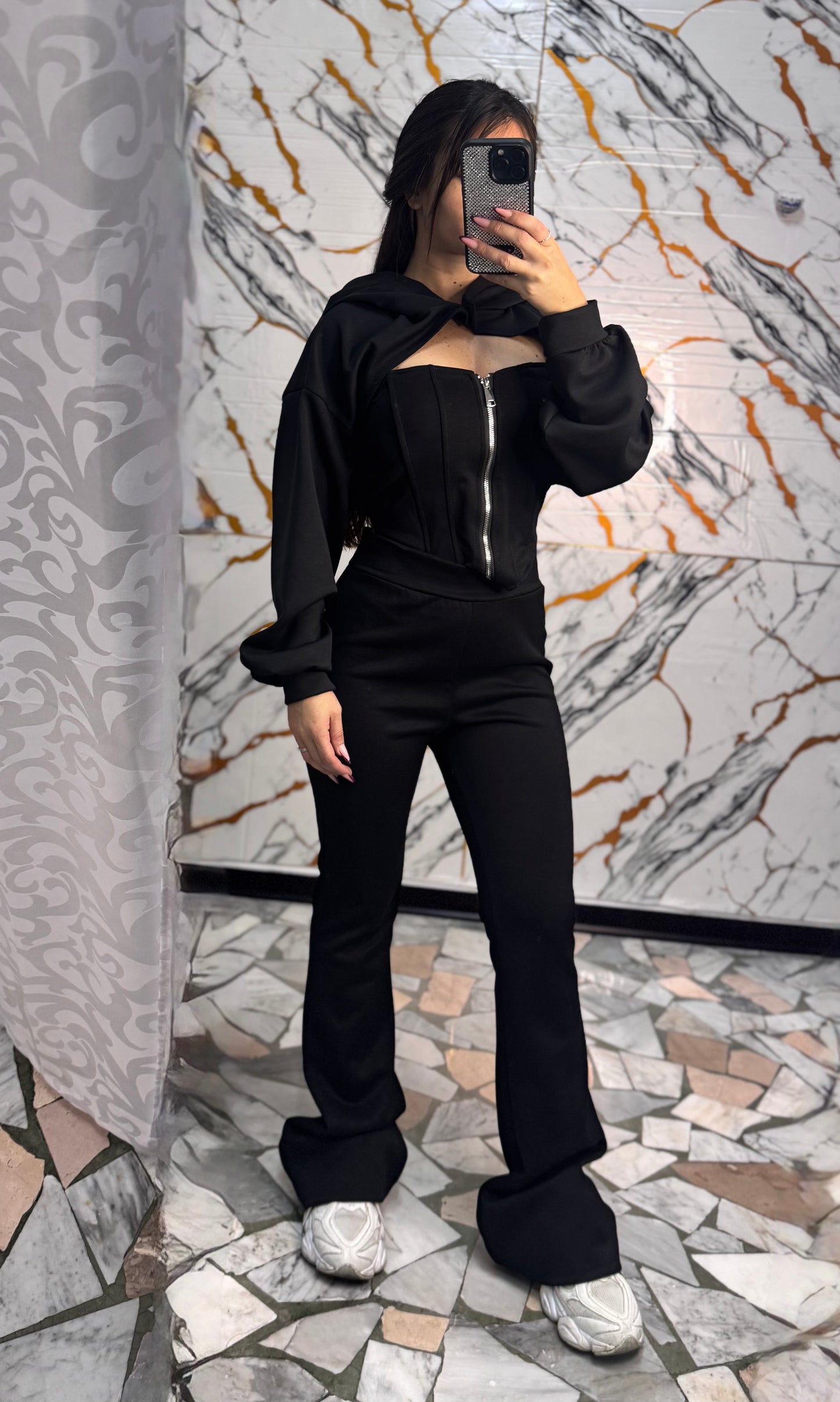 Coordinato tuta Virginia black