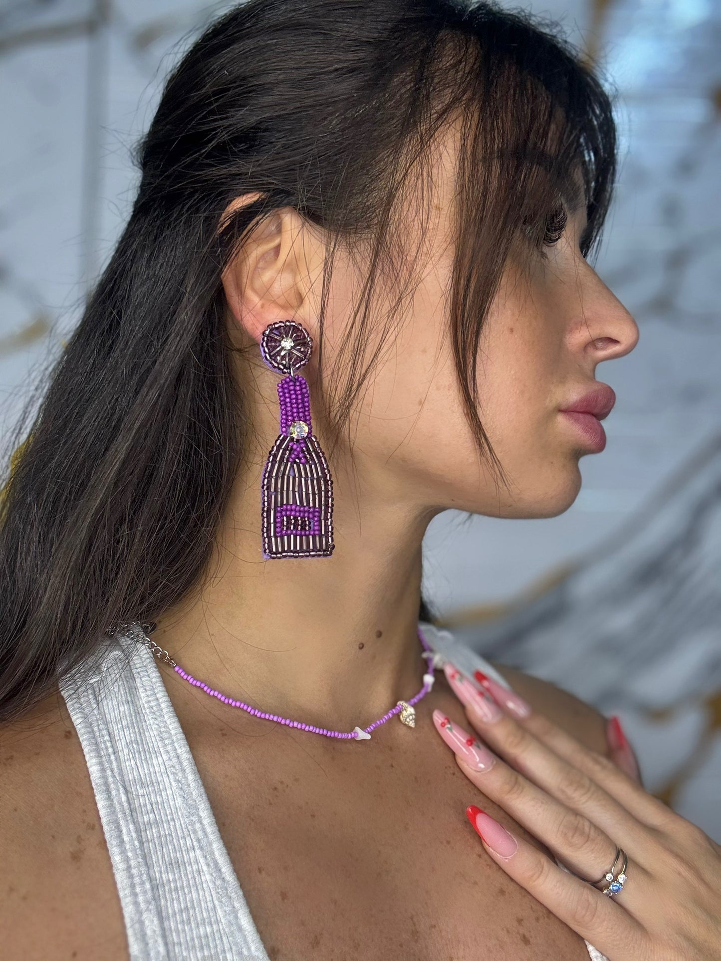 Accessori: Orecchini wine