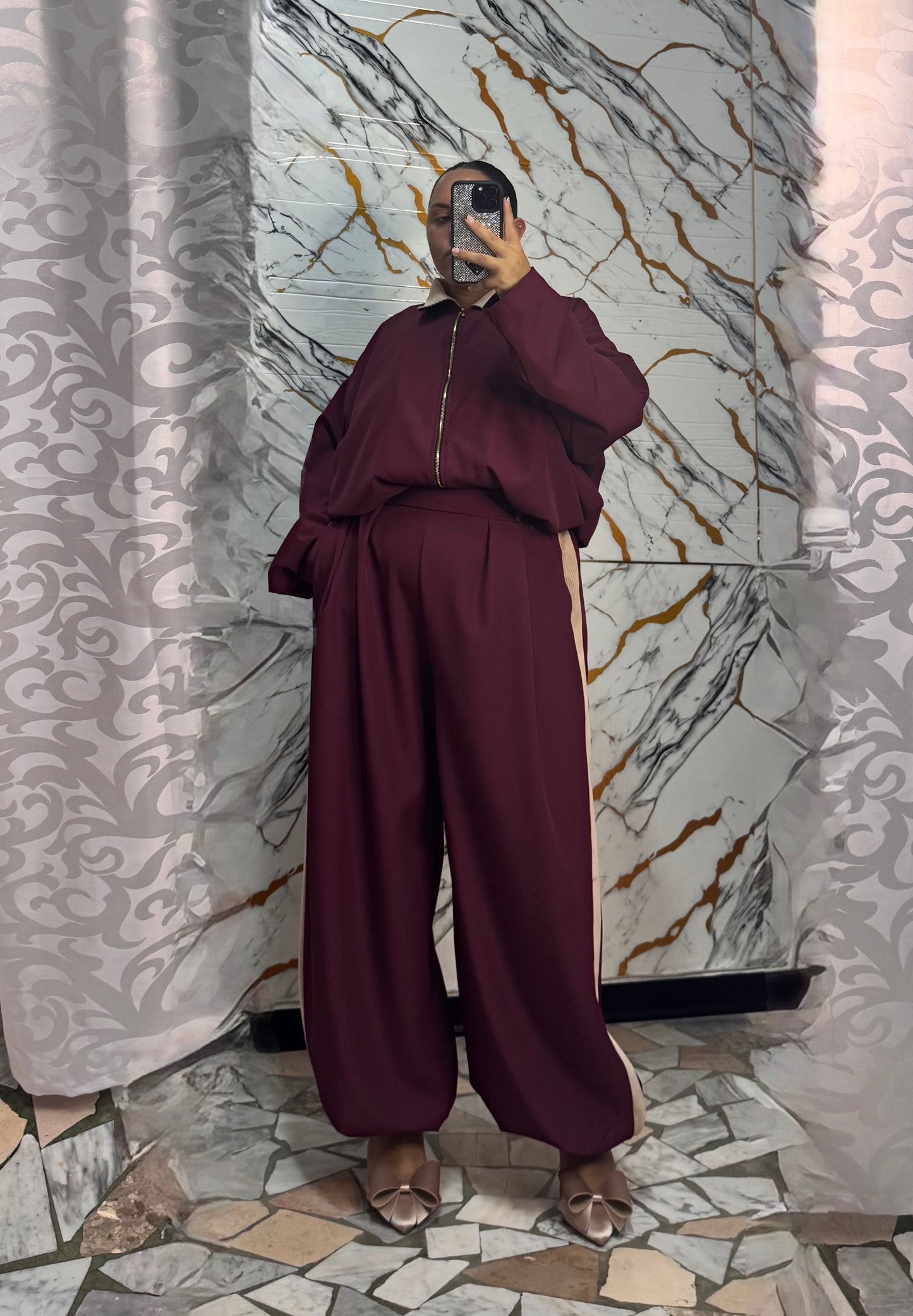 Curvy Coordinato twine Line vino