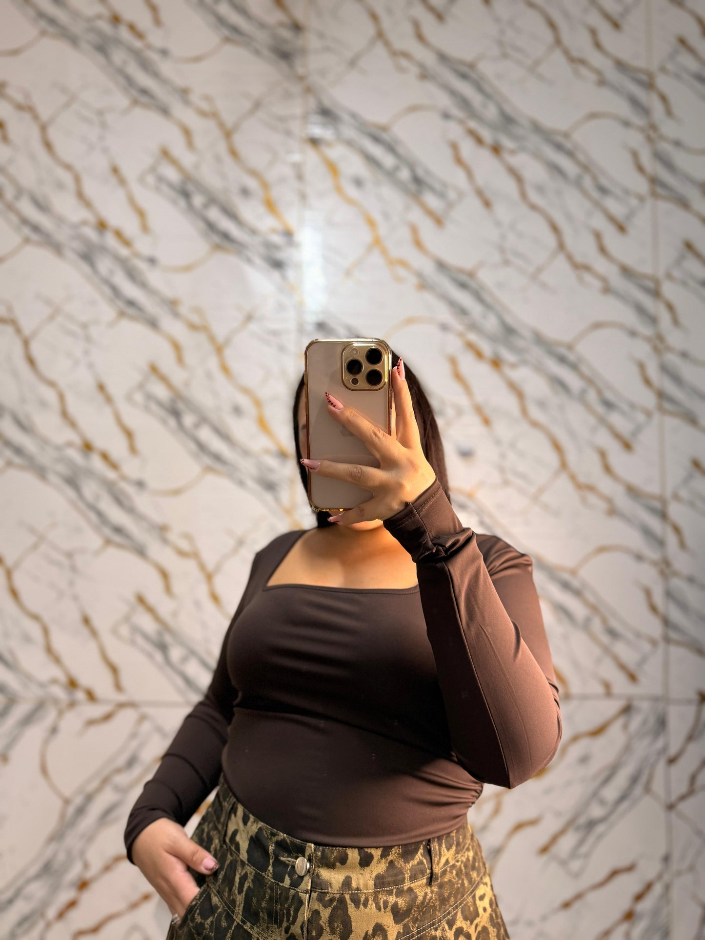 Curvy maglia chocolate