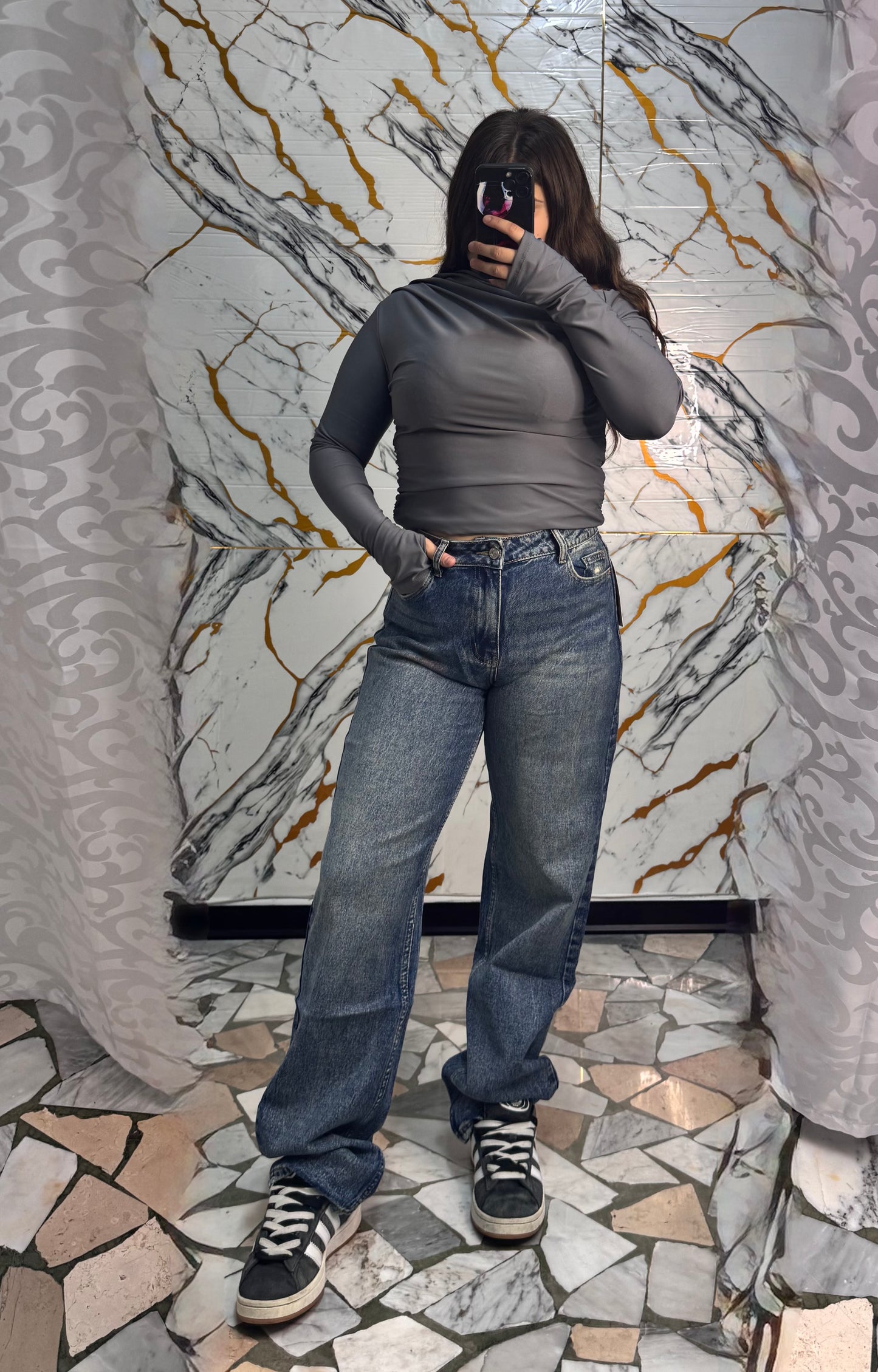 Jeans double face