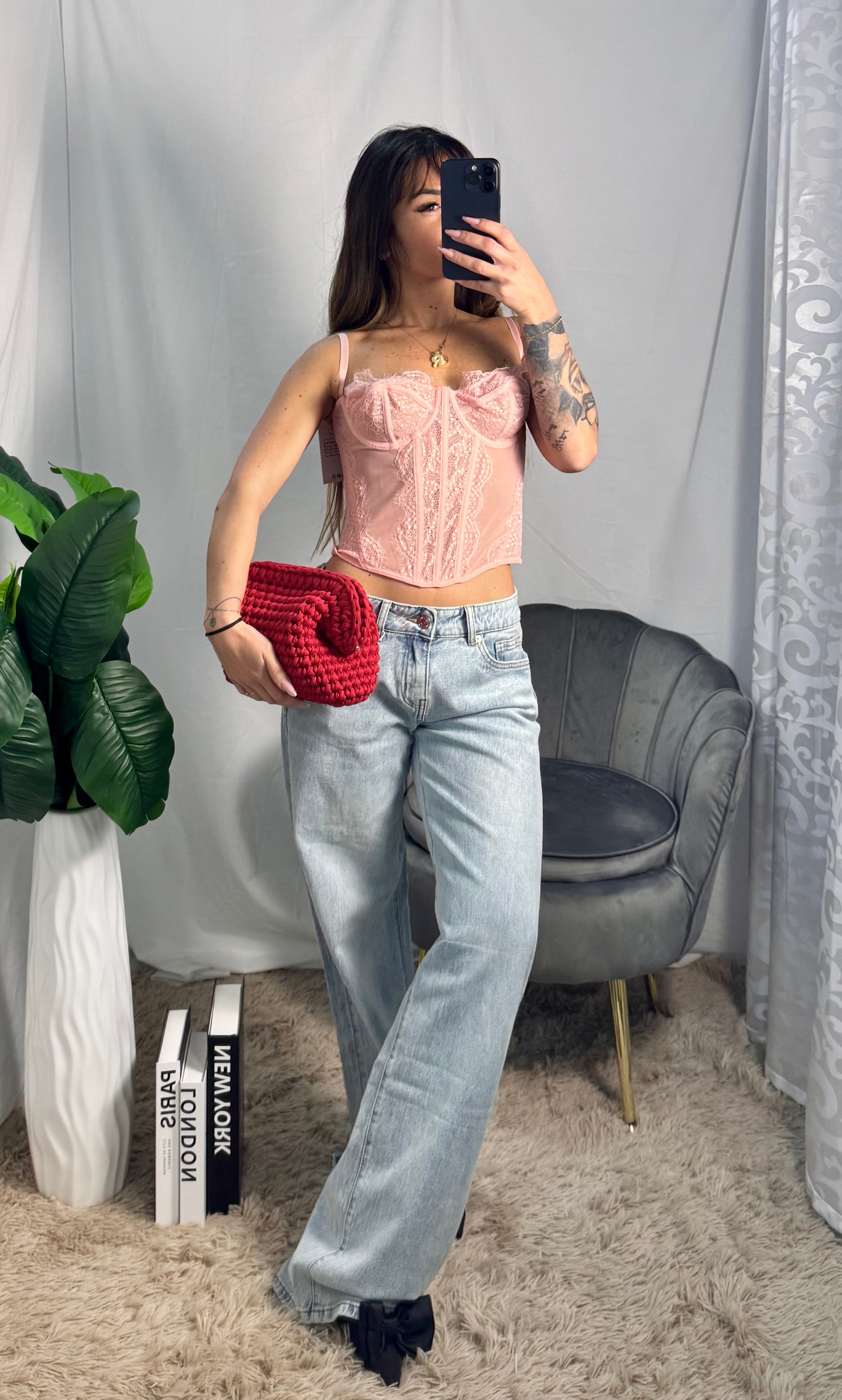 Corpetto Milano pink