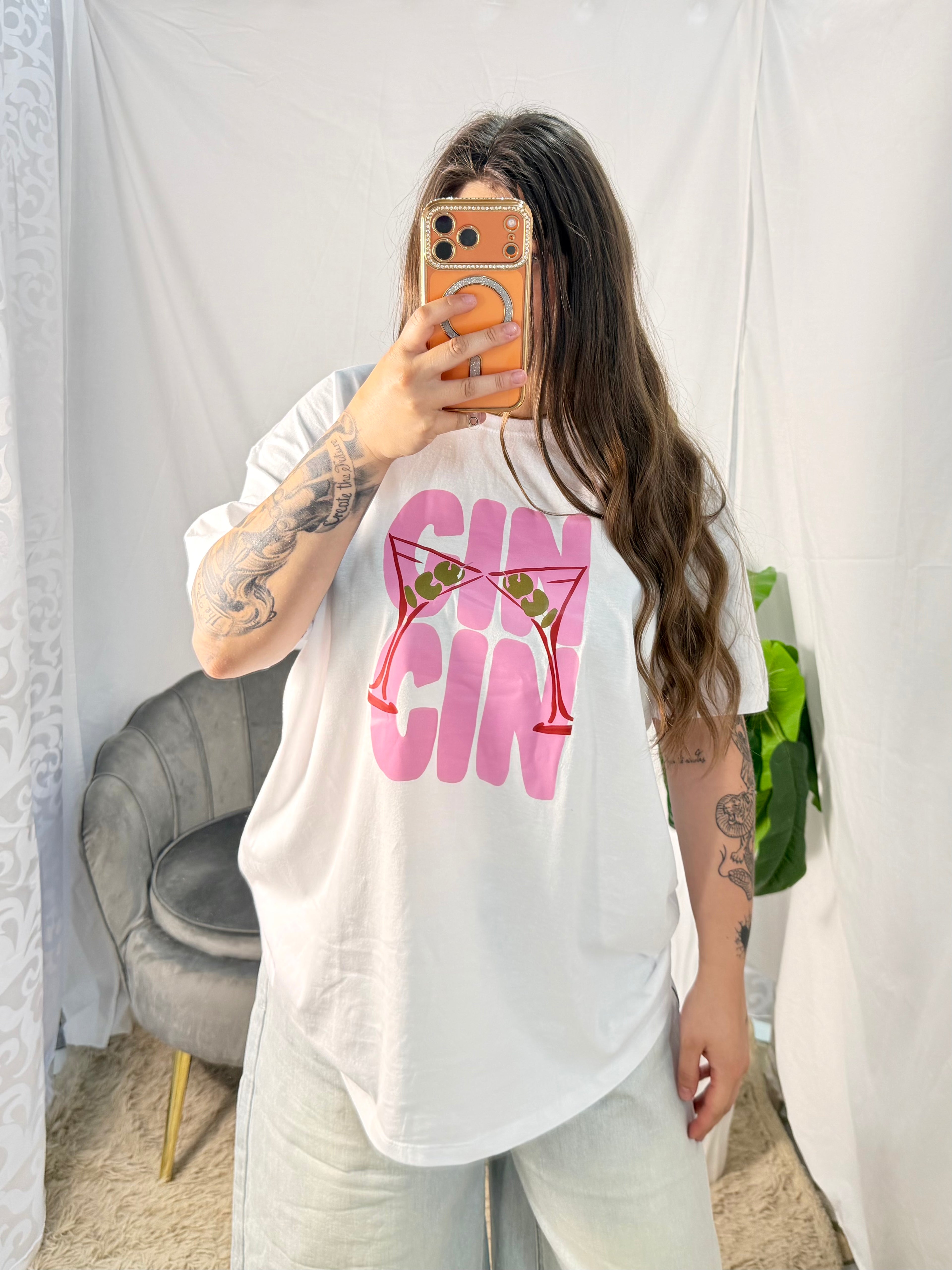 Curvy t-shirt Cincin