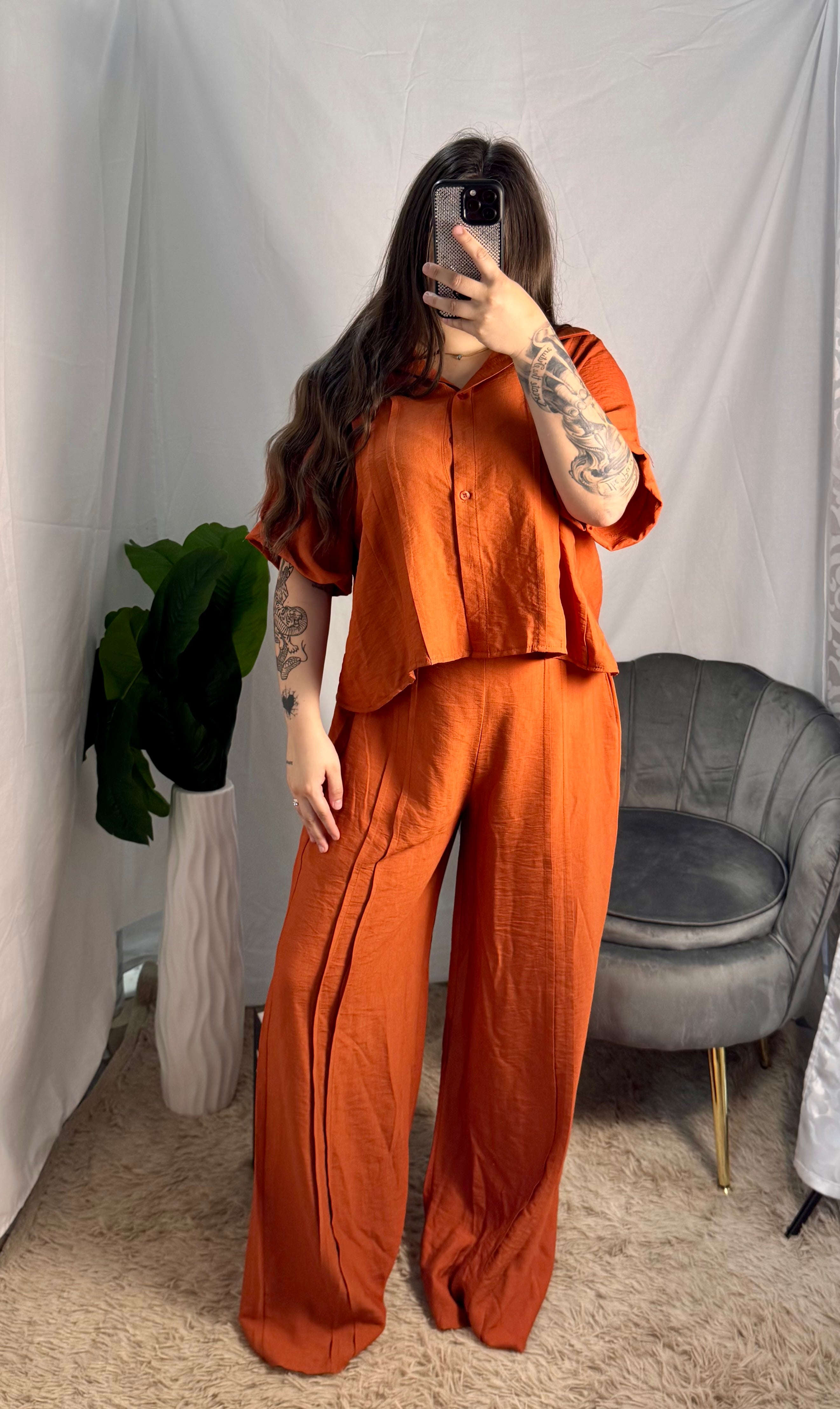 Curvy coordinato Teresa orange