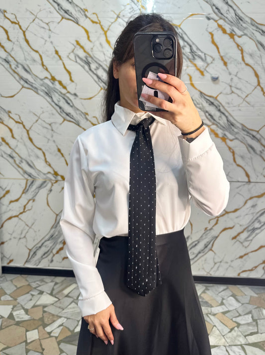 Camicia cravatta diamond