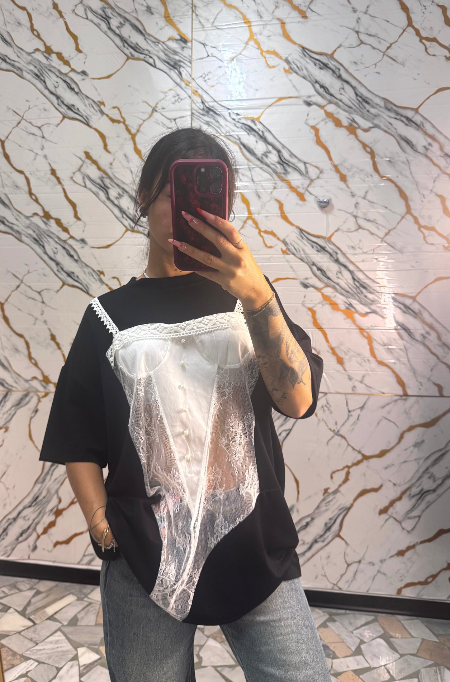 T-shirt night over size