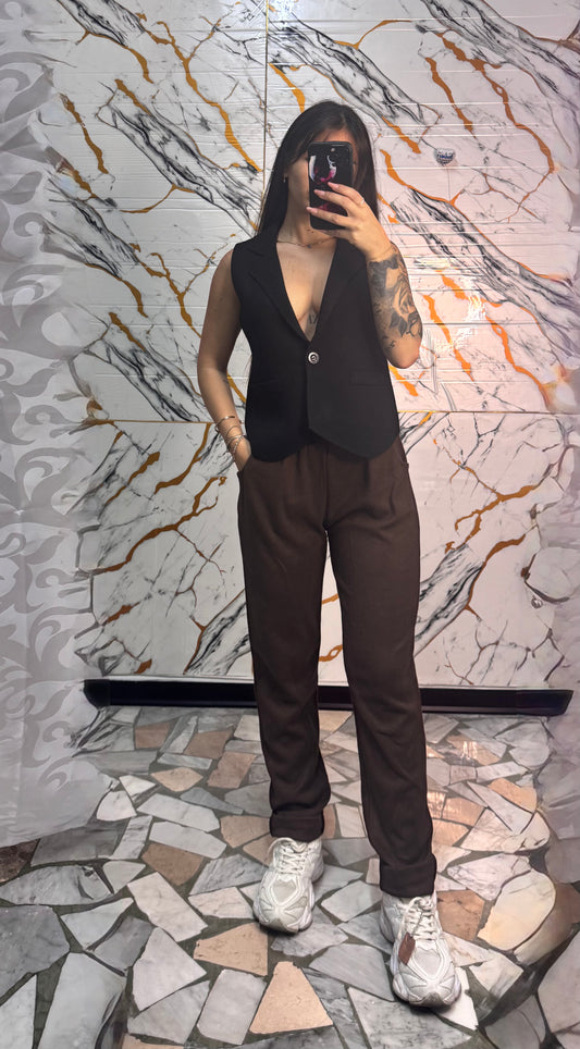 Pantalone jogger a sigaretta