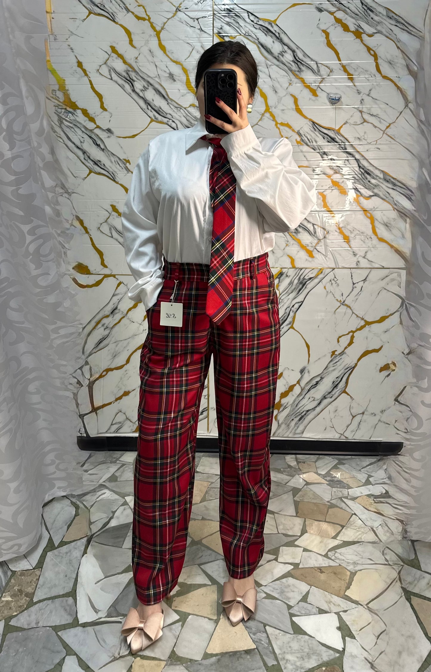 Curvy coordinato pantalone Scozia