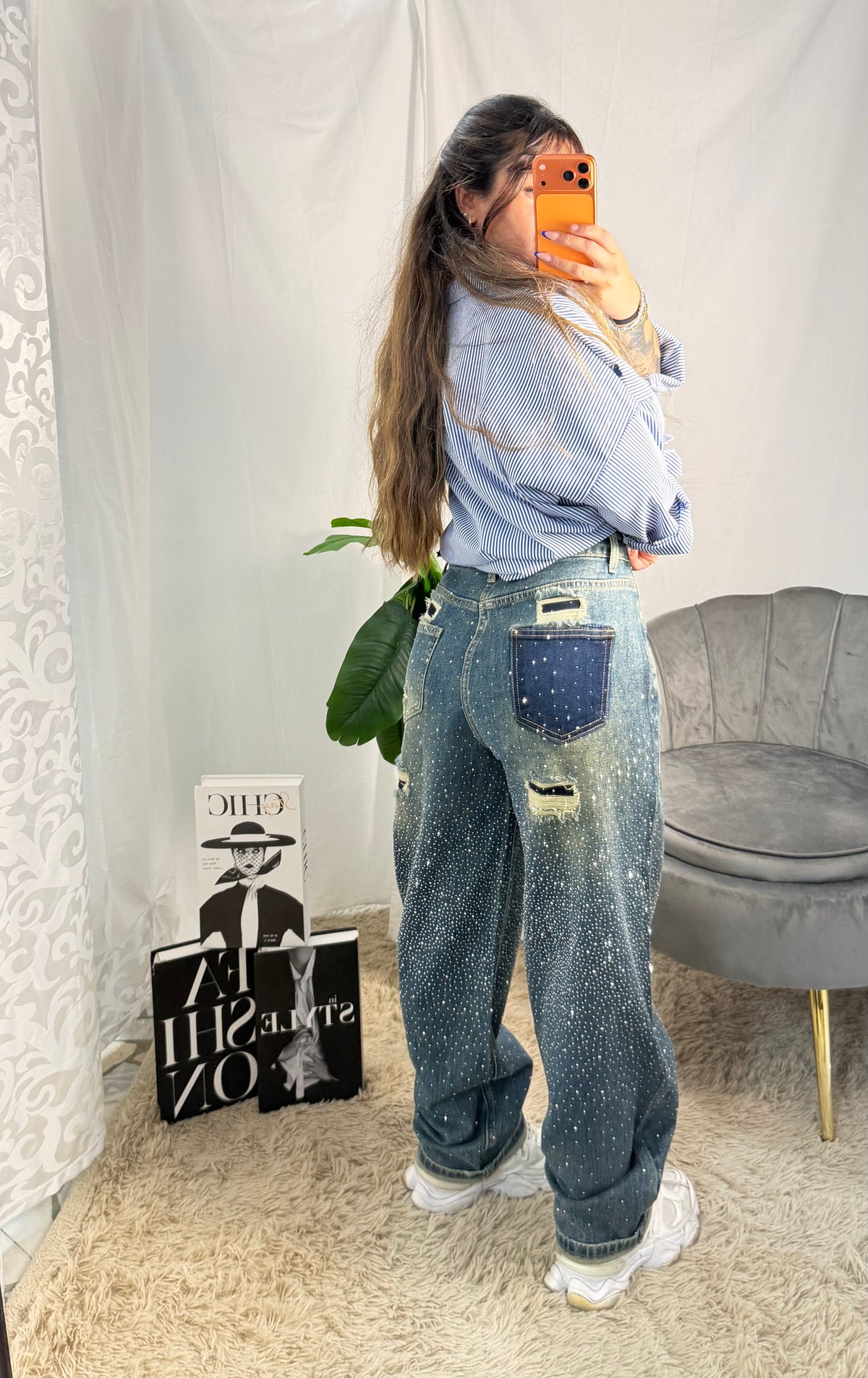 Jeans ballon diamond