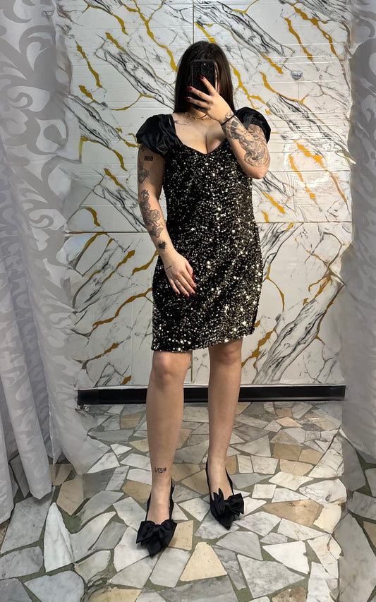 Mini dress fiesta black