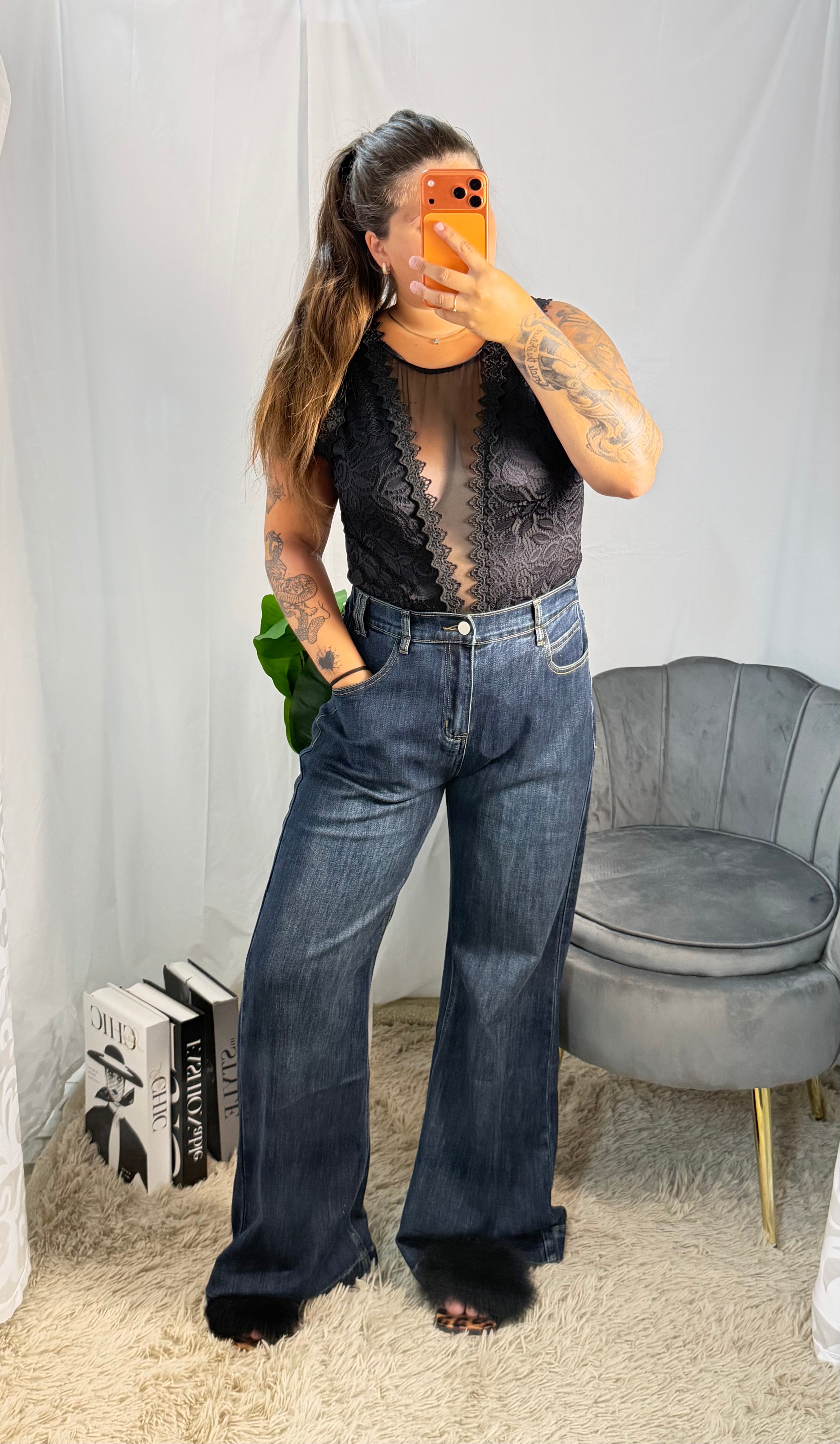 Jeans palazzo Asia