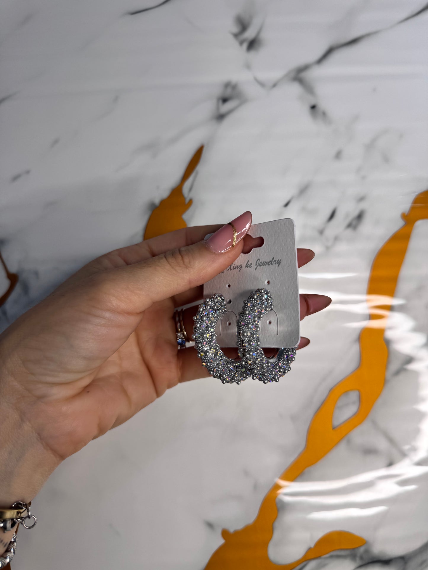 Accessori: orecchini cerchio diamond
