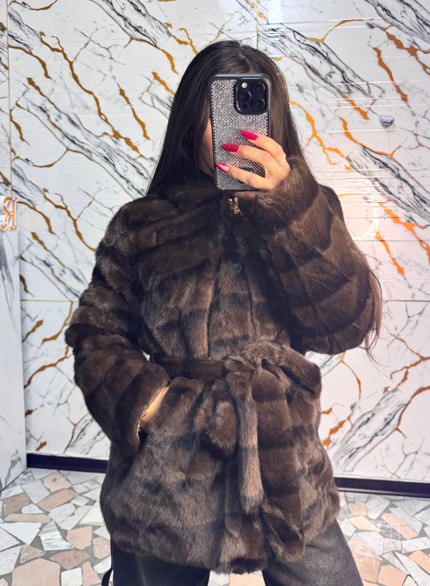 Eco pelliccia chocolate