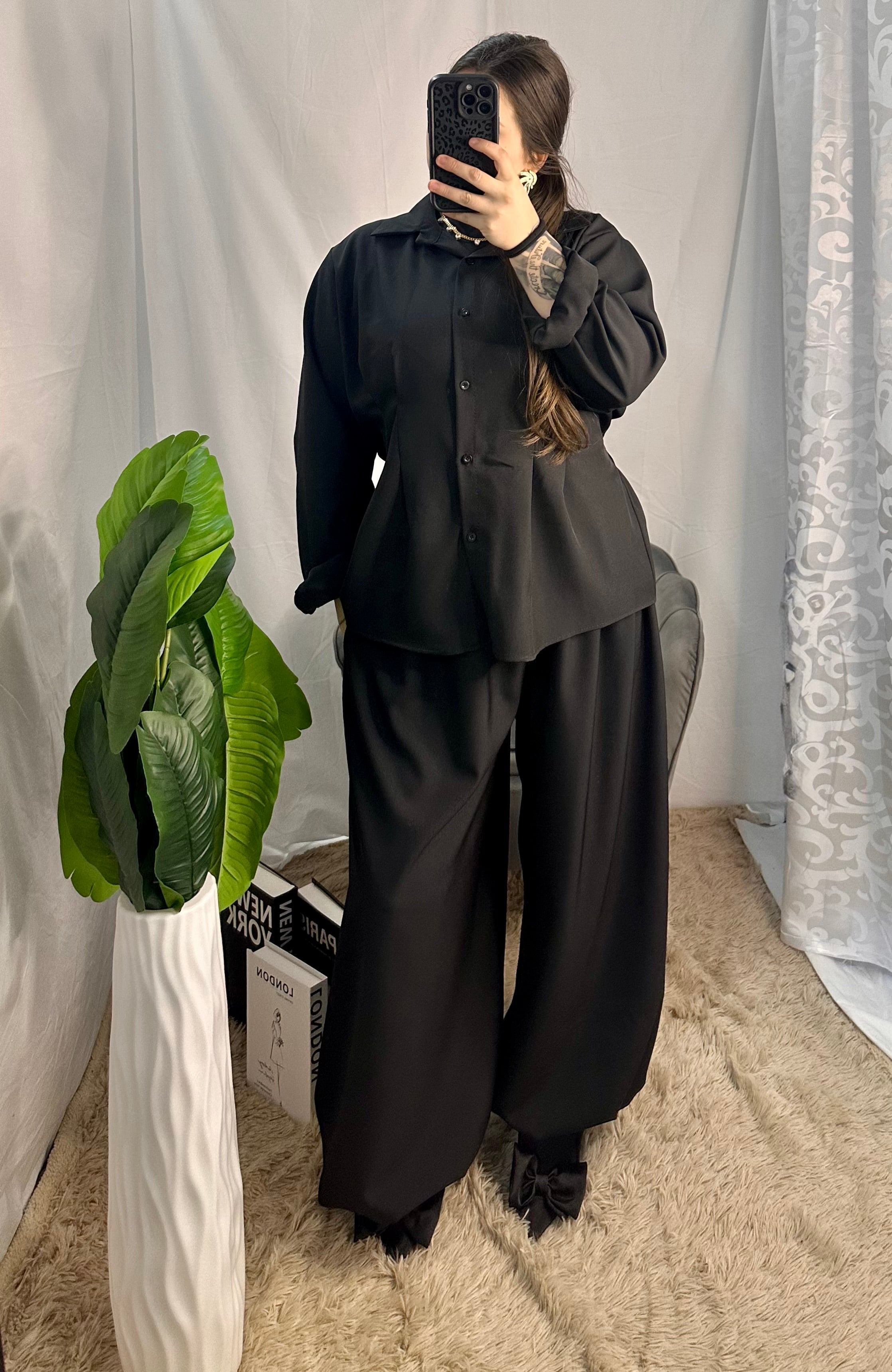 Curvy pantalone Aladin nero