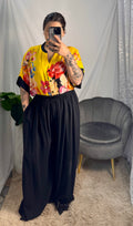 Pantalone di lino nero