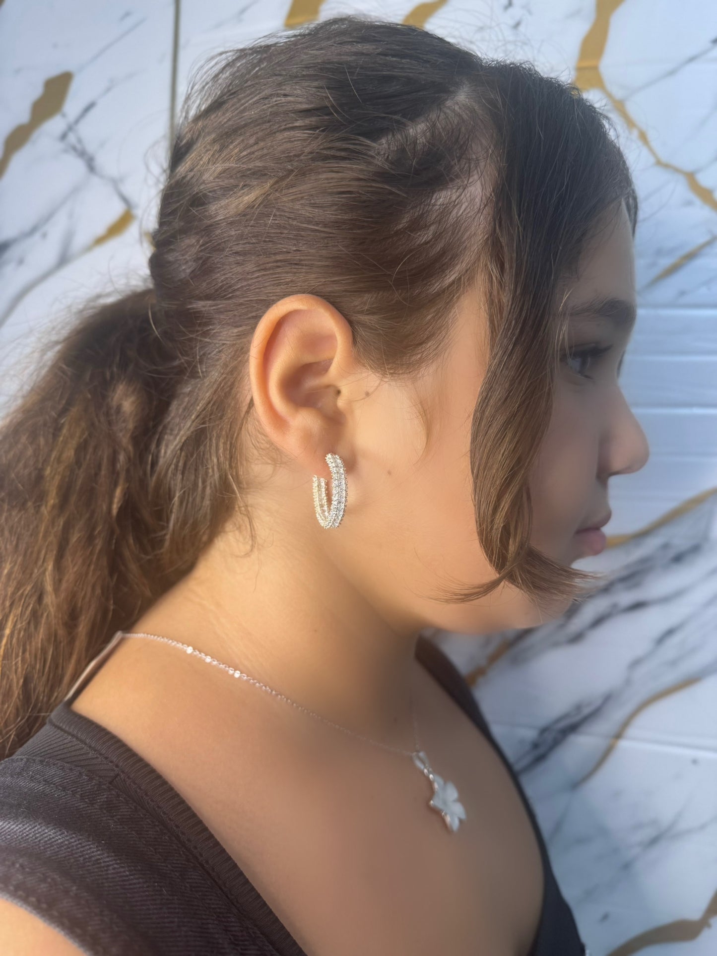 Accessori: orecchini cerchio eterno