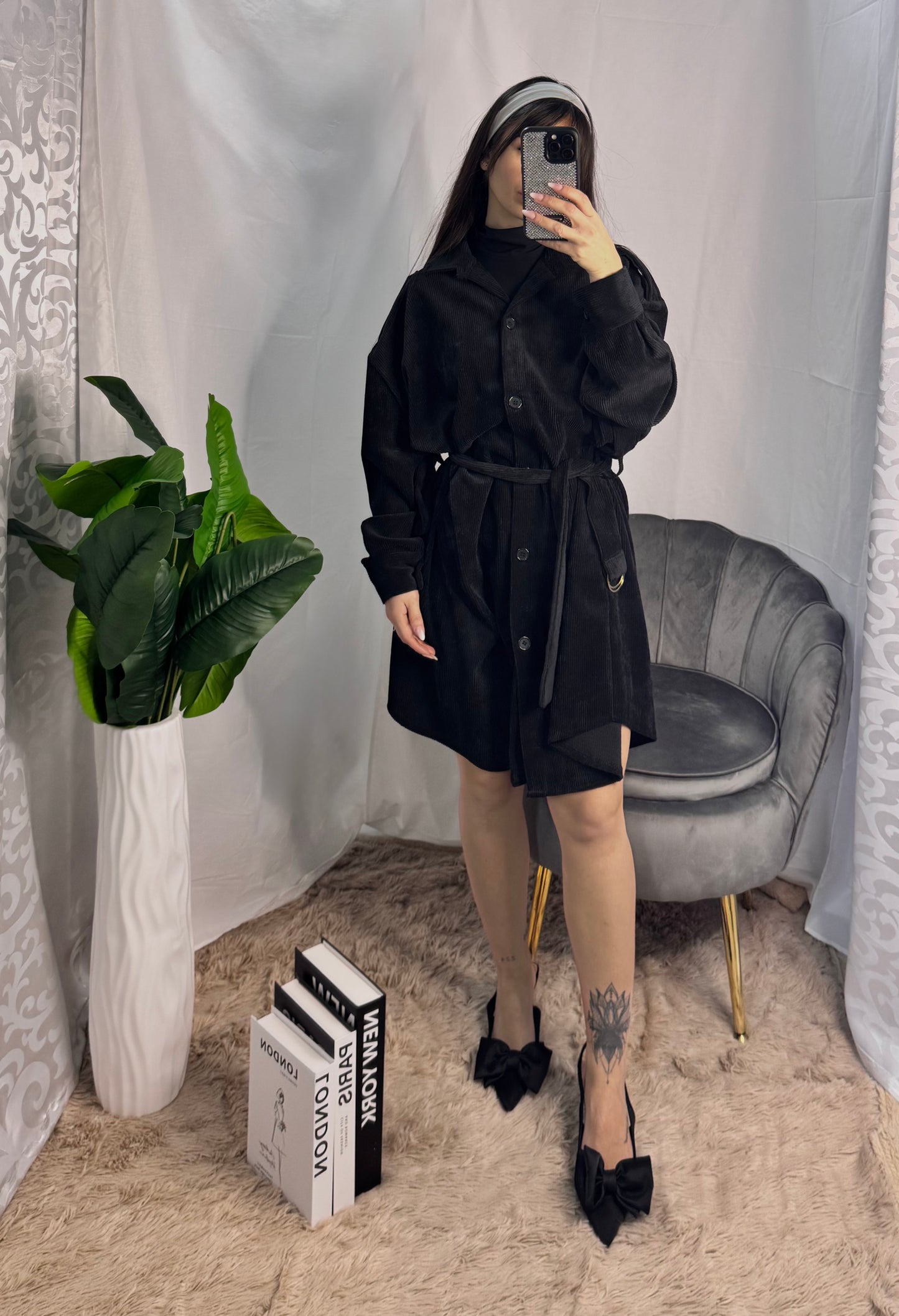 Curvy Camicione Georgia black