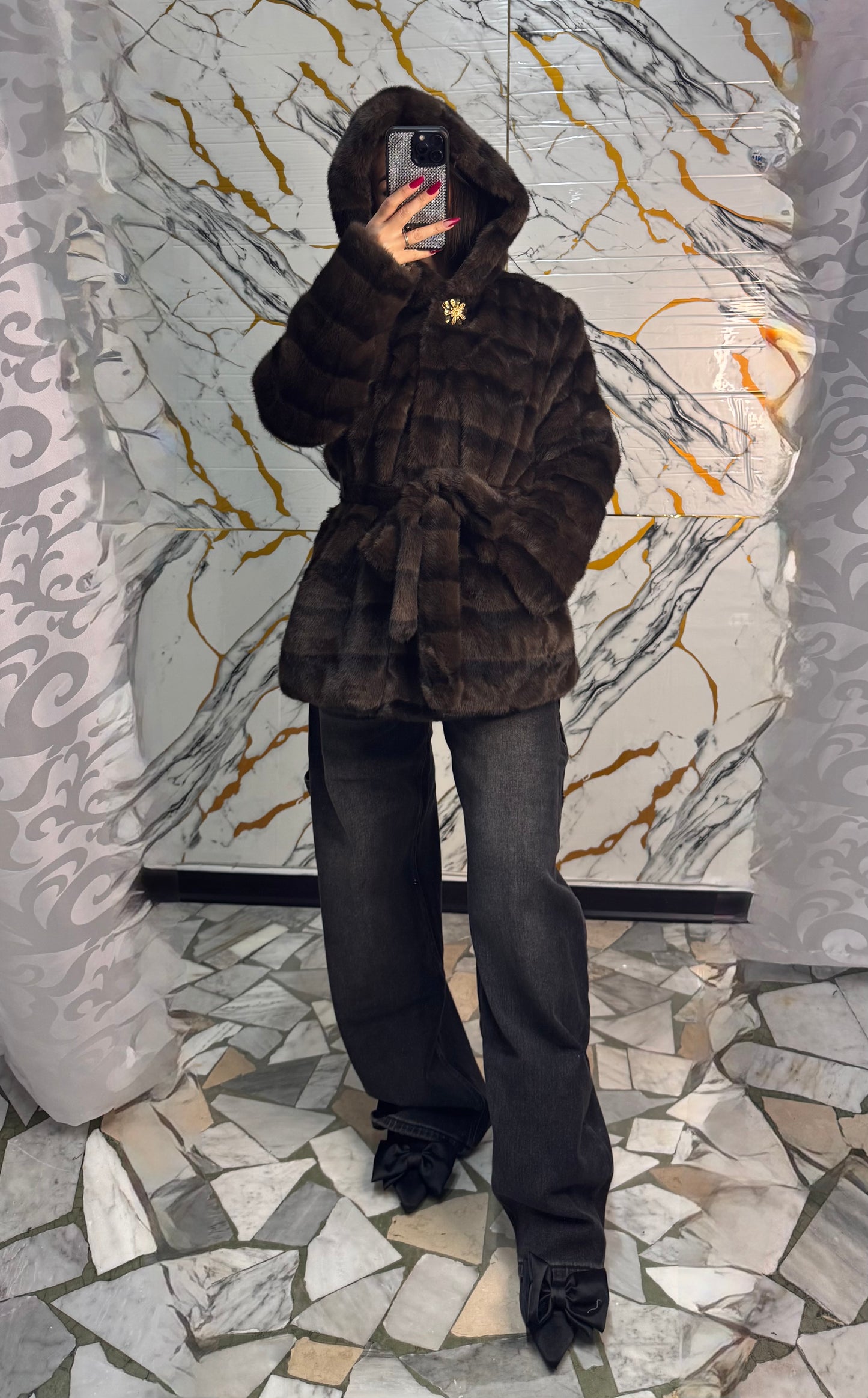 Eco pelliccia chocolate