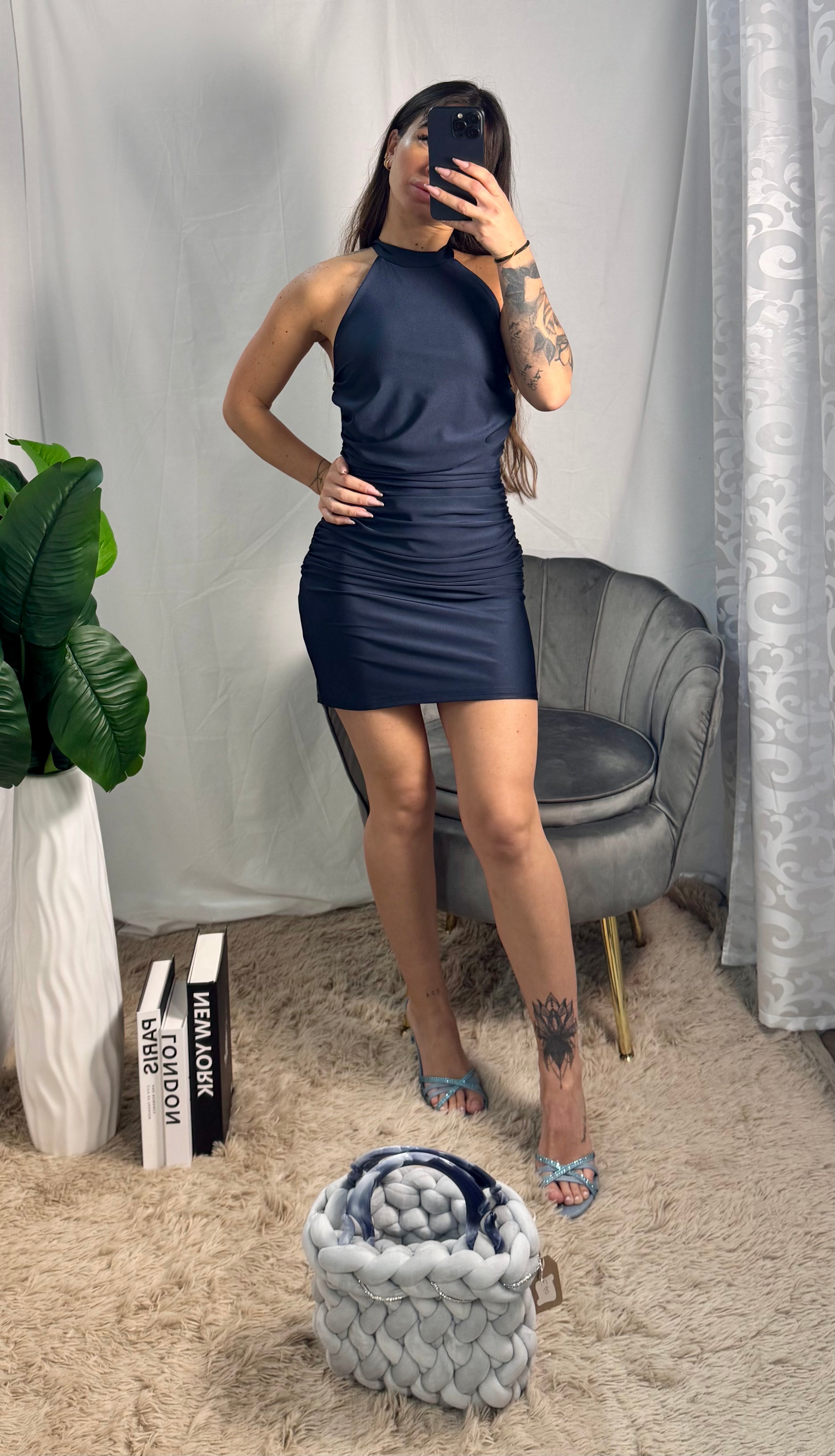 Mini dress Blue