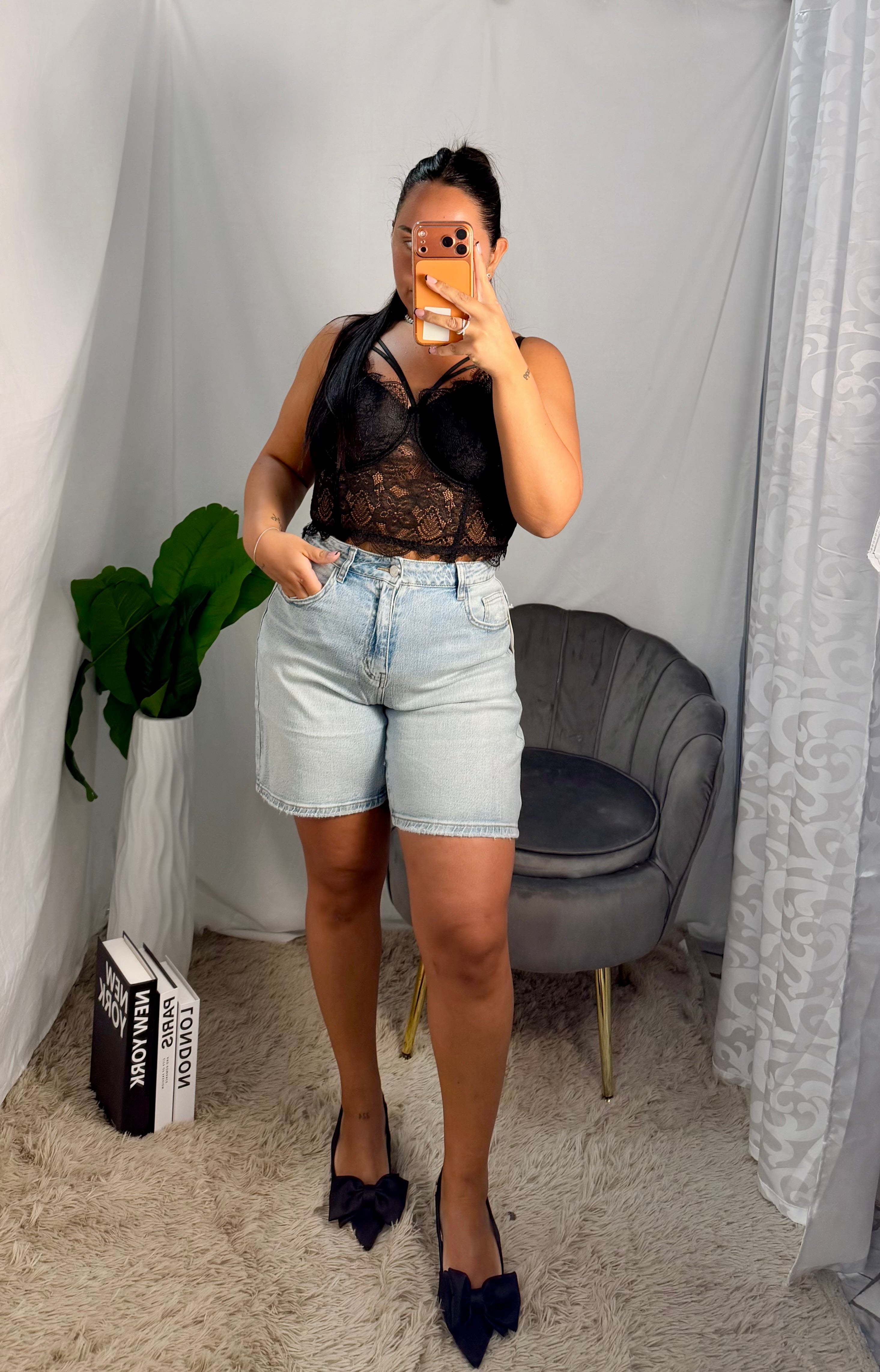 Bermuda denim Luxury