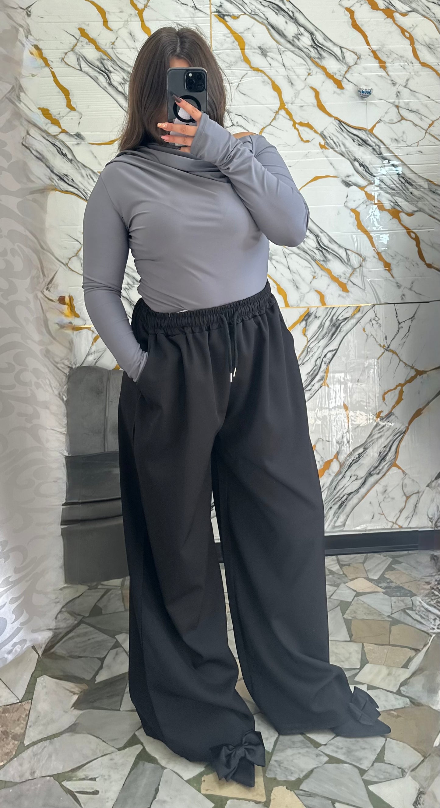 Curvy pantalone  Lina black