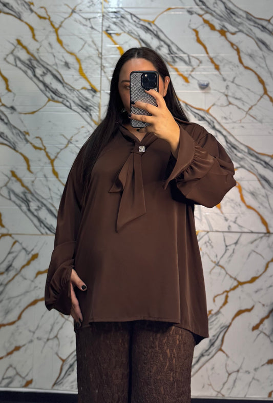 Curvy camicia Olimpia