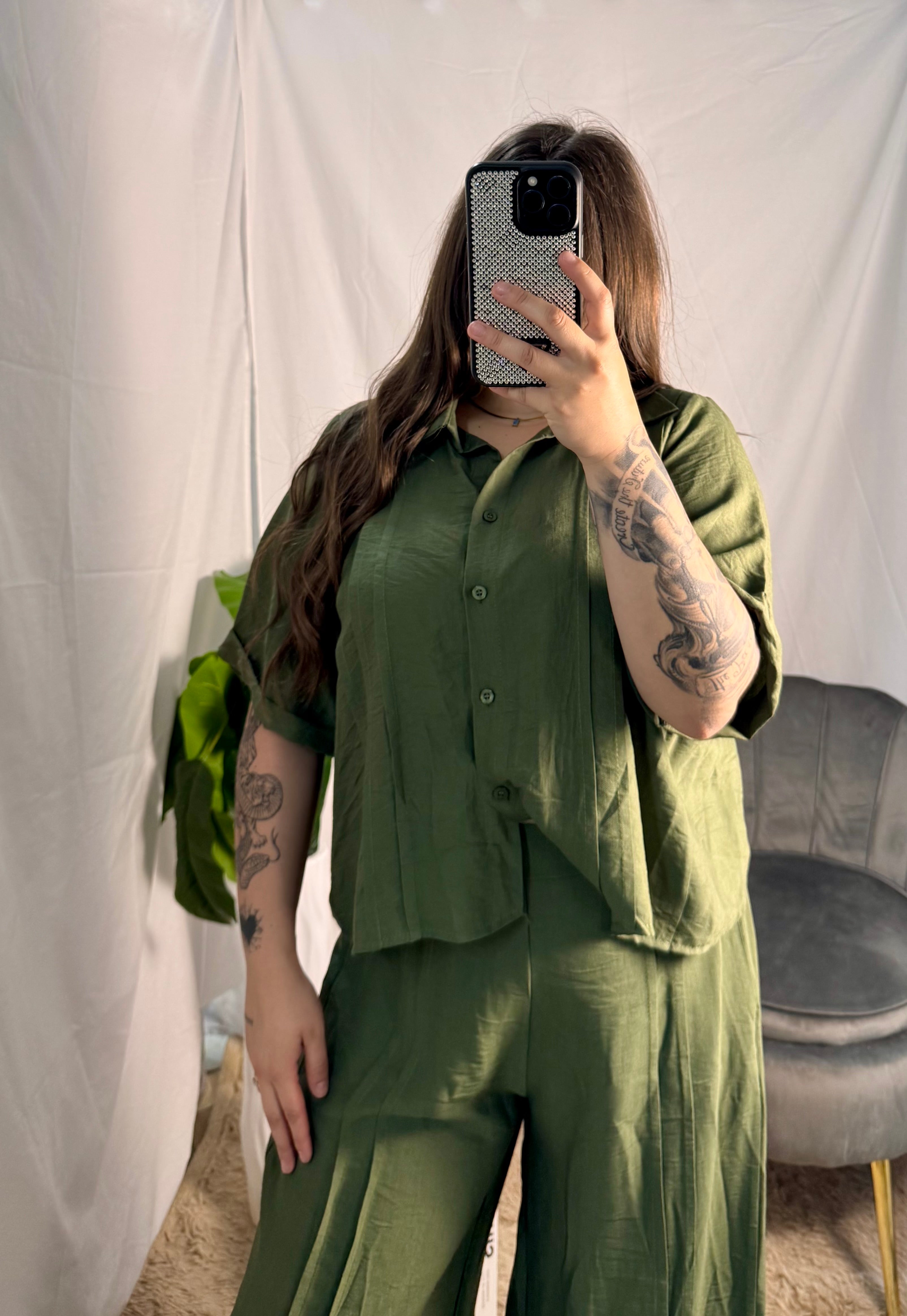 Curvy coordinato Teresa green