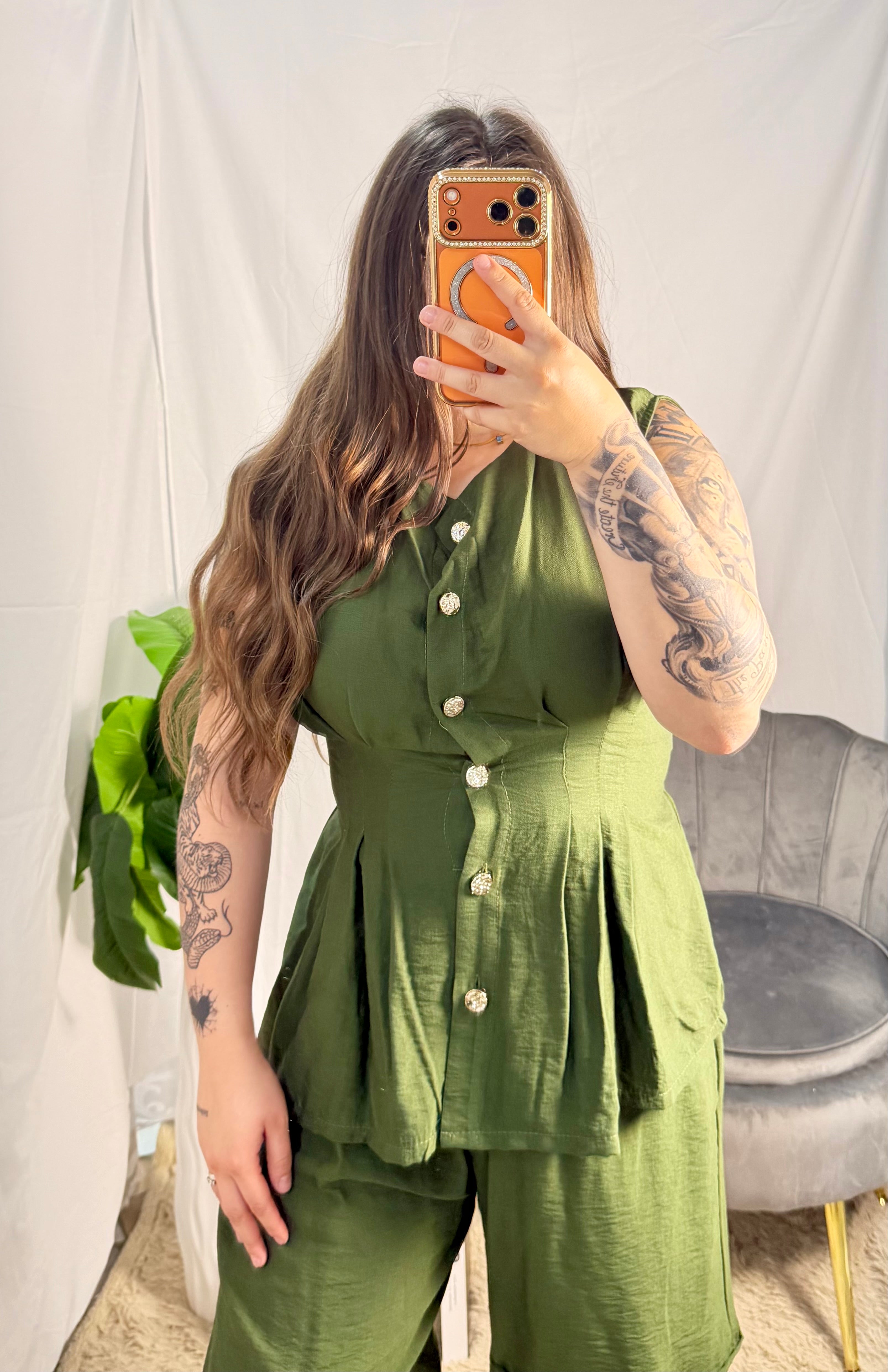 Coordinato Tania green