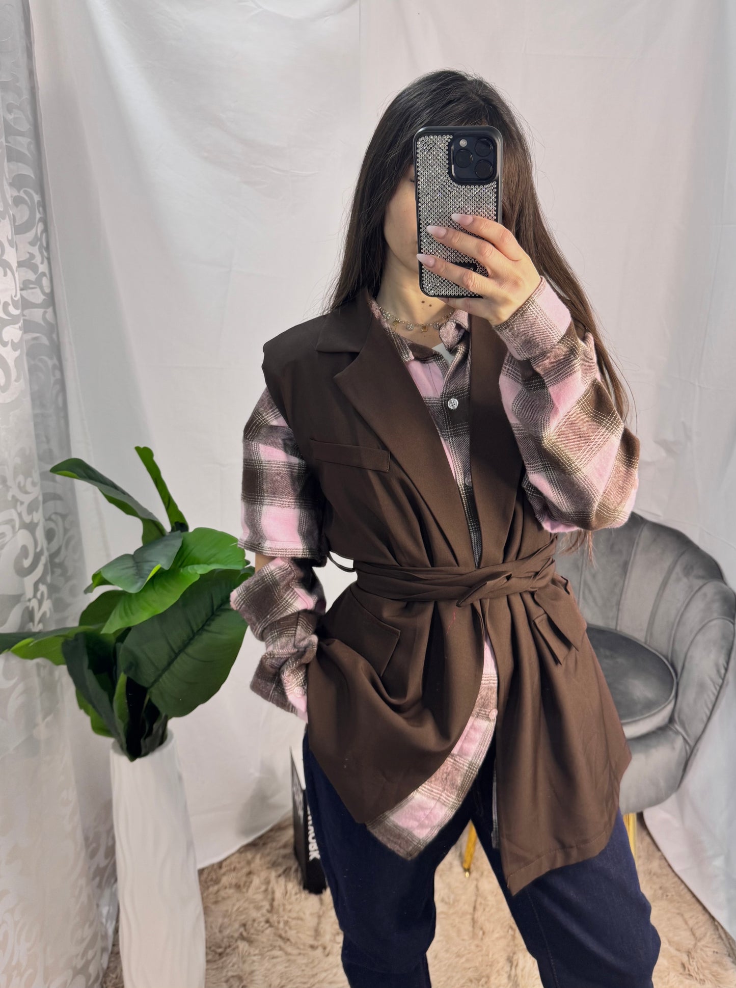 Gilet brown