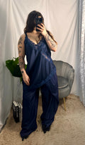 Curvy sottogiacca blu