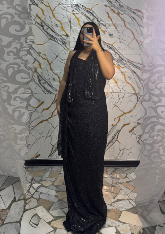 Curvy Abito Red carpet Black