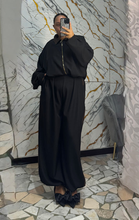 Curvy Coordinato twine Line nero