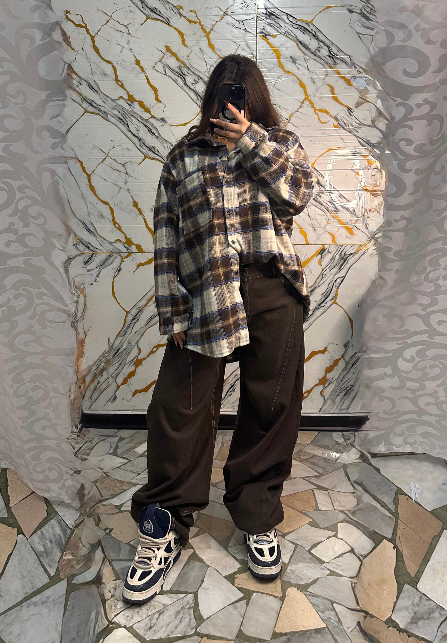 Curvy camicia old street