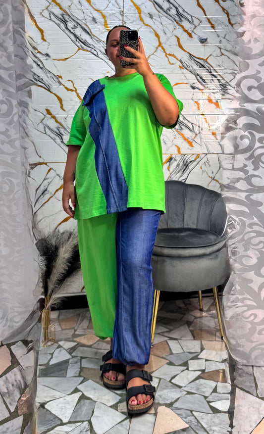 Curvy coordinato tuta Ilary