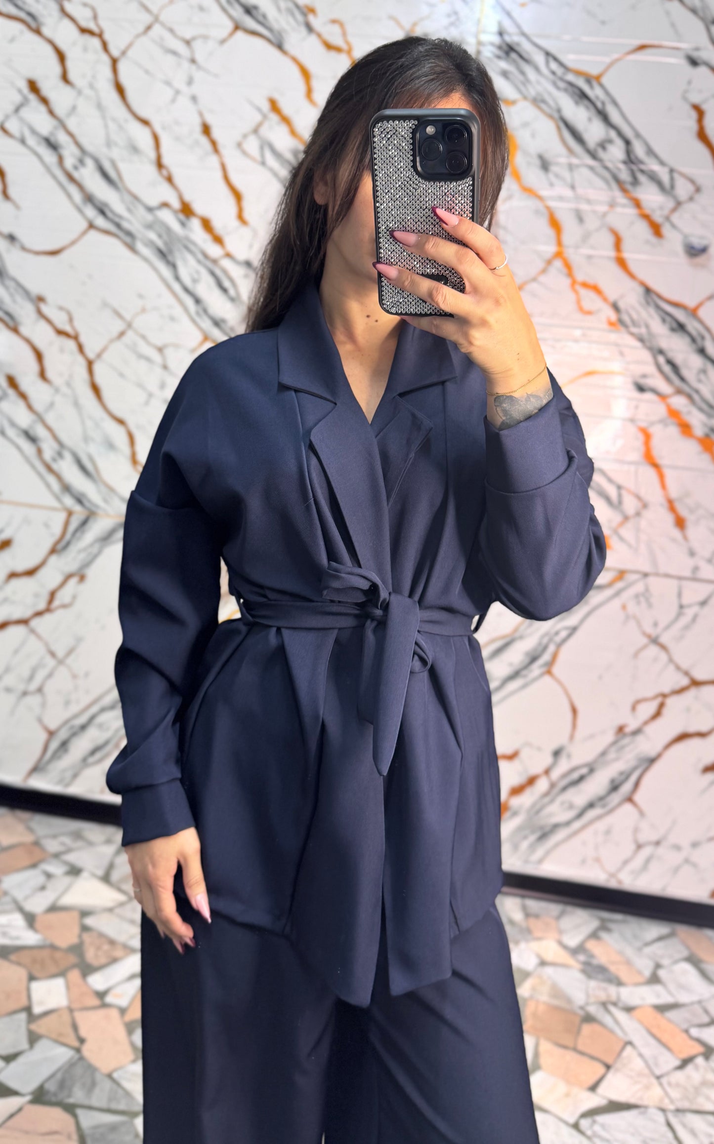 Coordinato Elettra blu