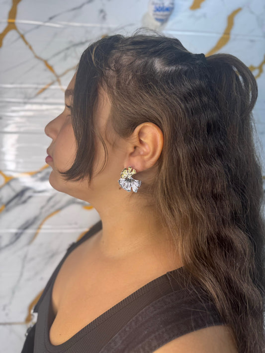 Accessori: orecchini fiori d’argento