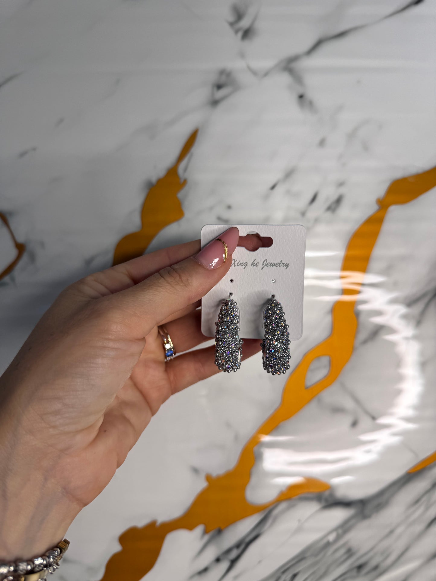 Accessori: orecchini goccia diamond