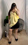Curvy sottogiacca giallo