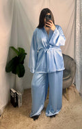 Curvy coordinato Bibi celeste