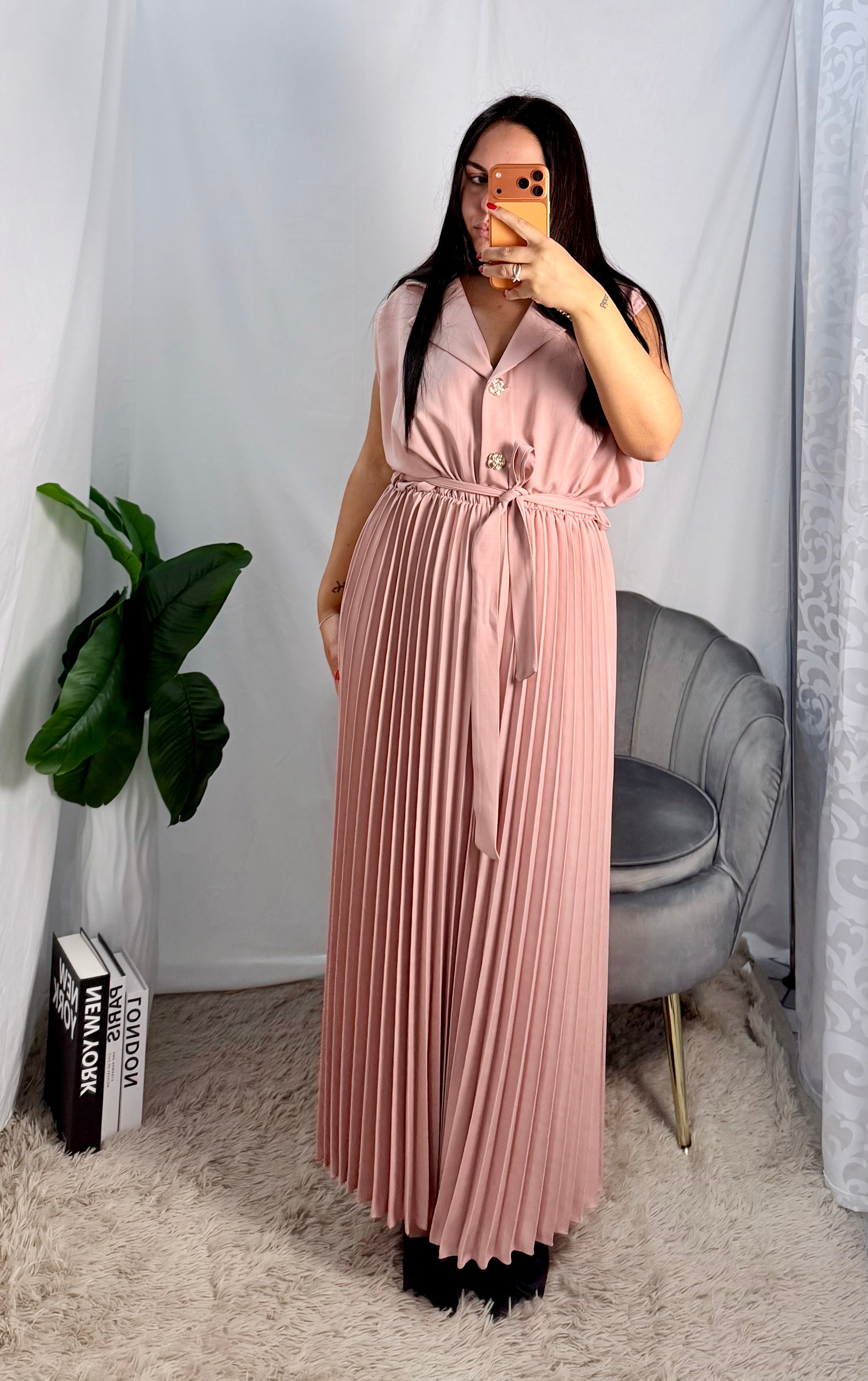 Curvy abito pink