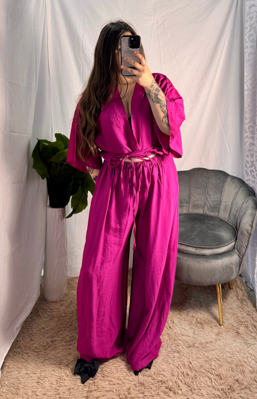 Curvy coordinato Selene Magenta