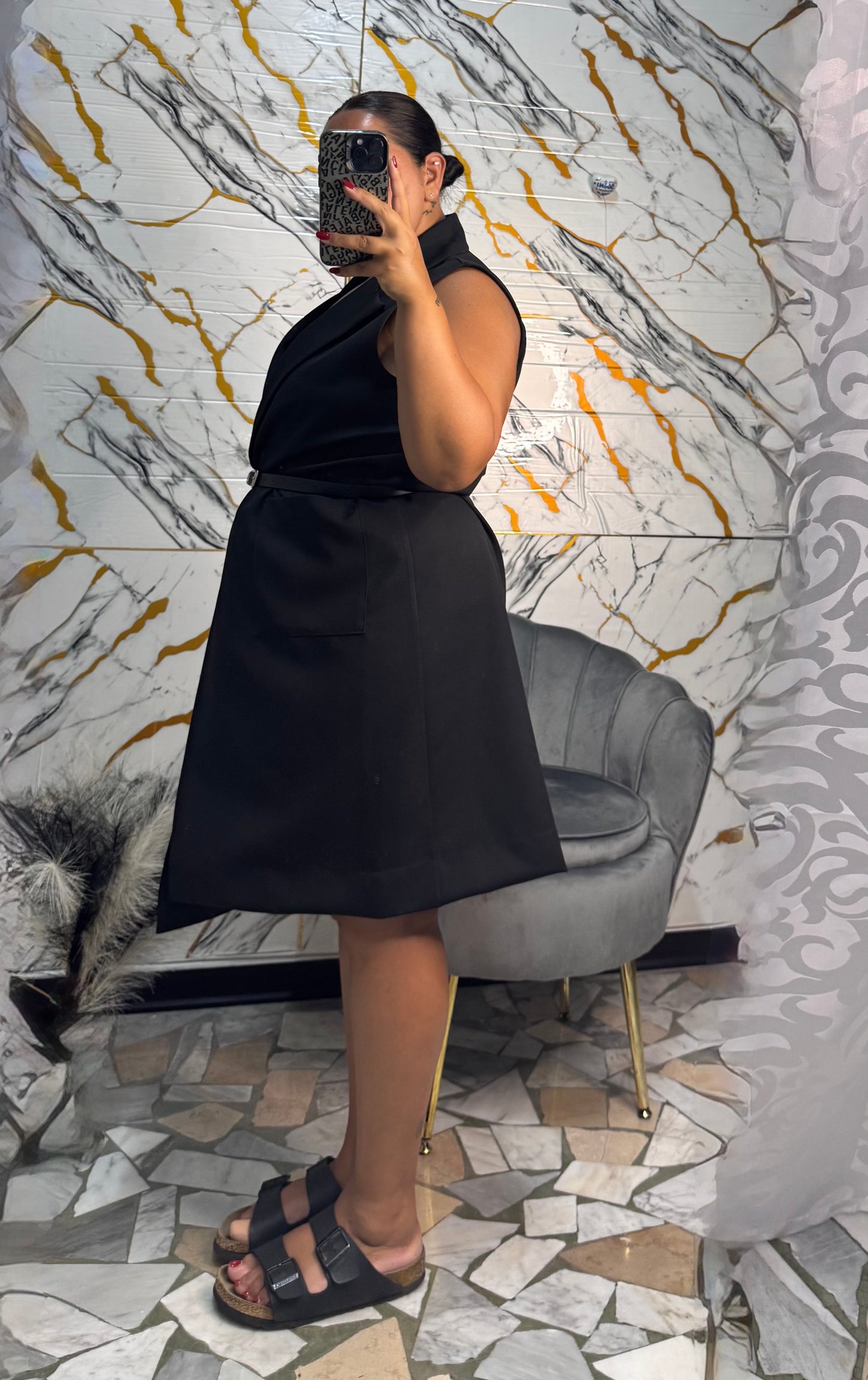 Curvy gilet lungo Asia