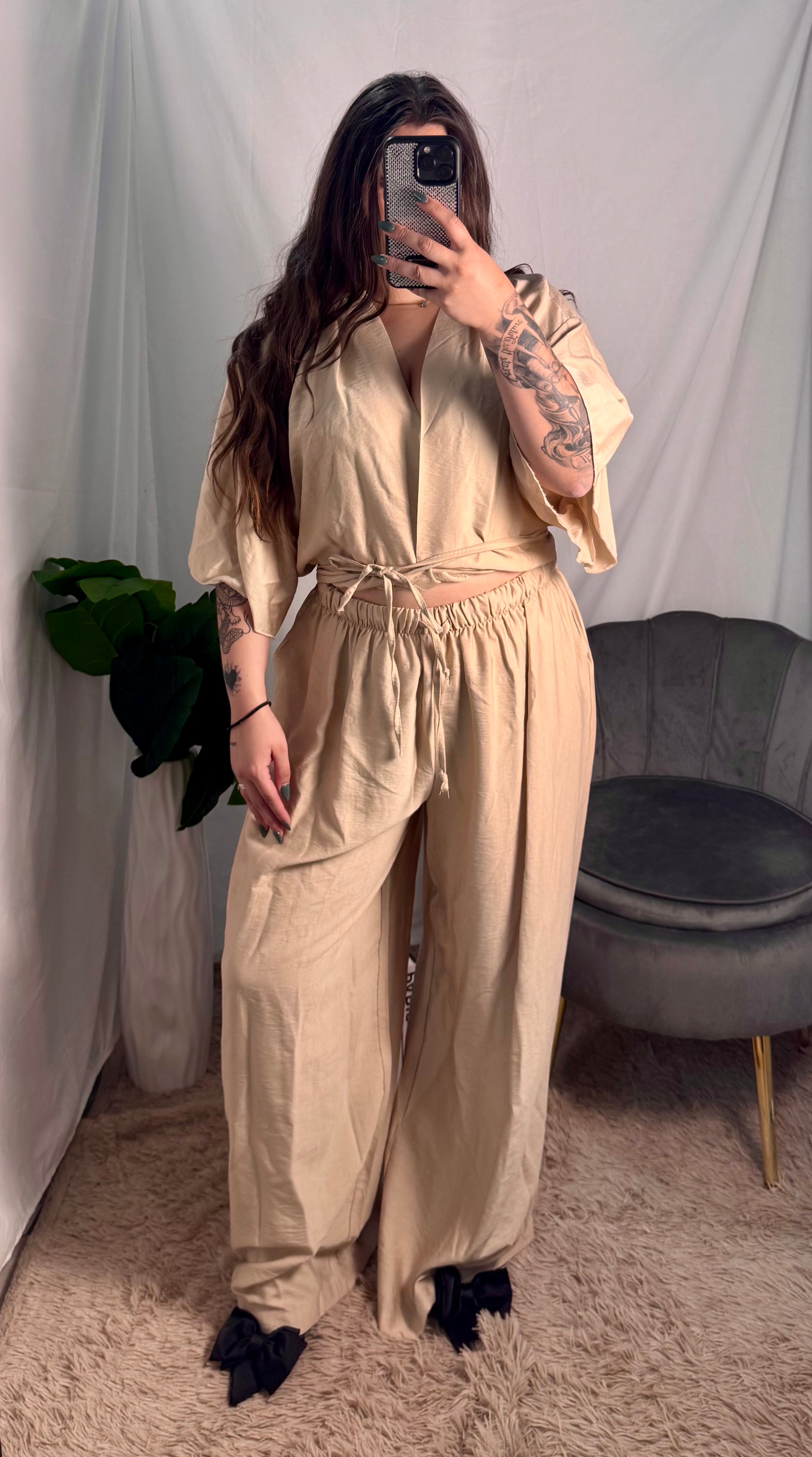 Coordinato Selene beige