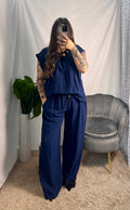 Curvy coordinato Pola blu