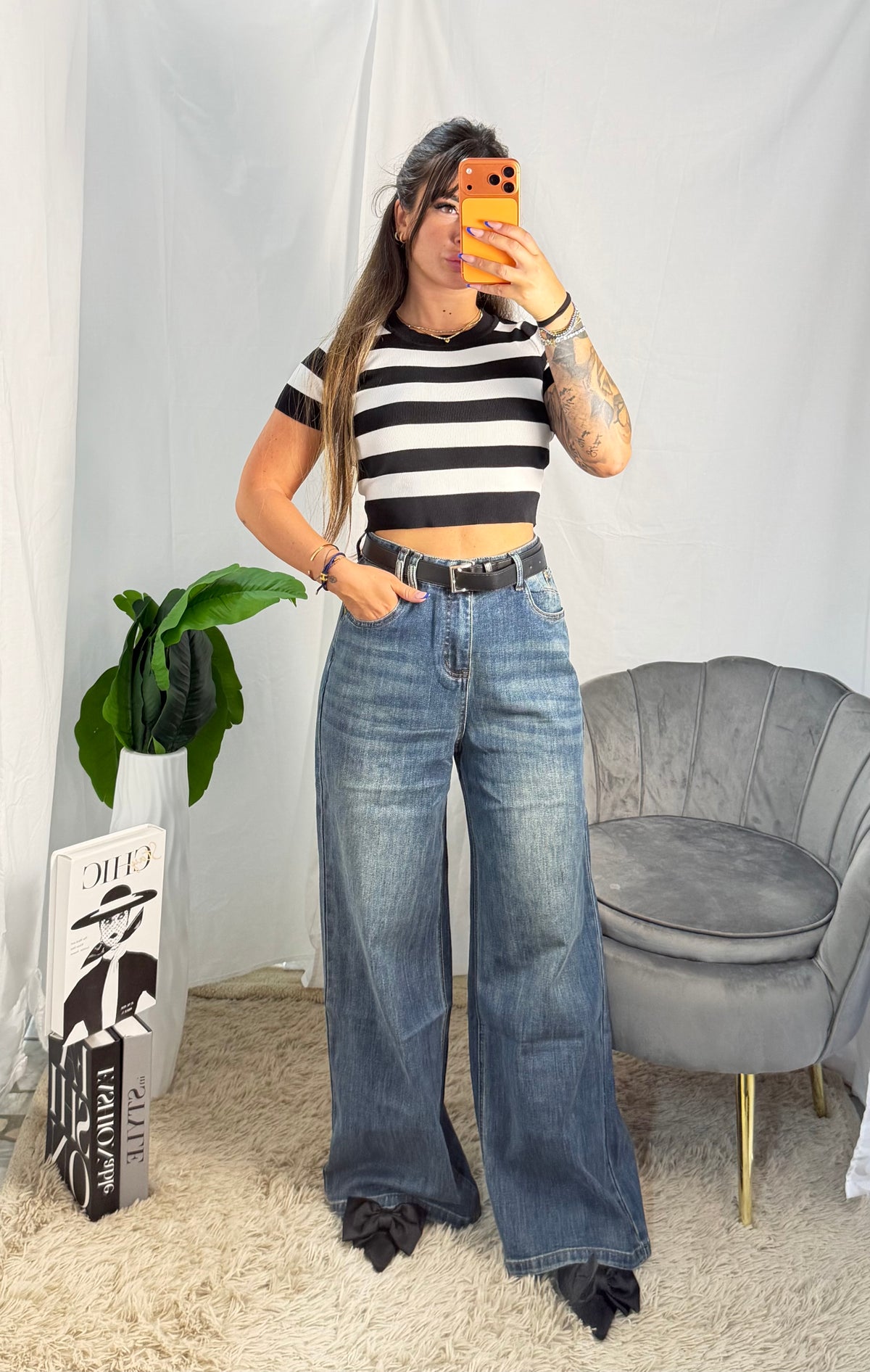 Jeans palazzo Tonia