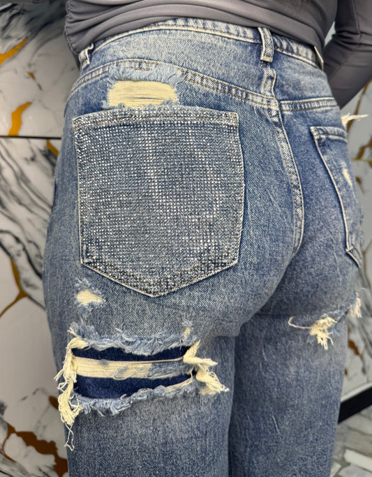 Jeans double face