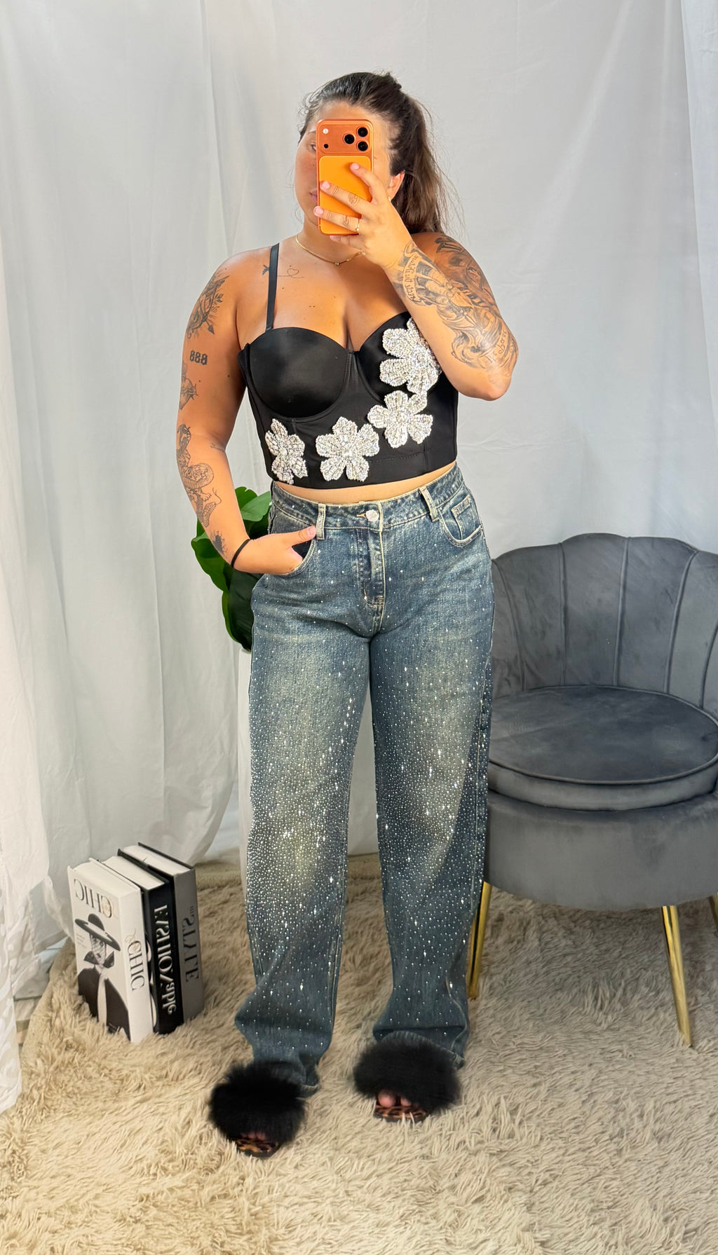 Jeans ballon diamond