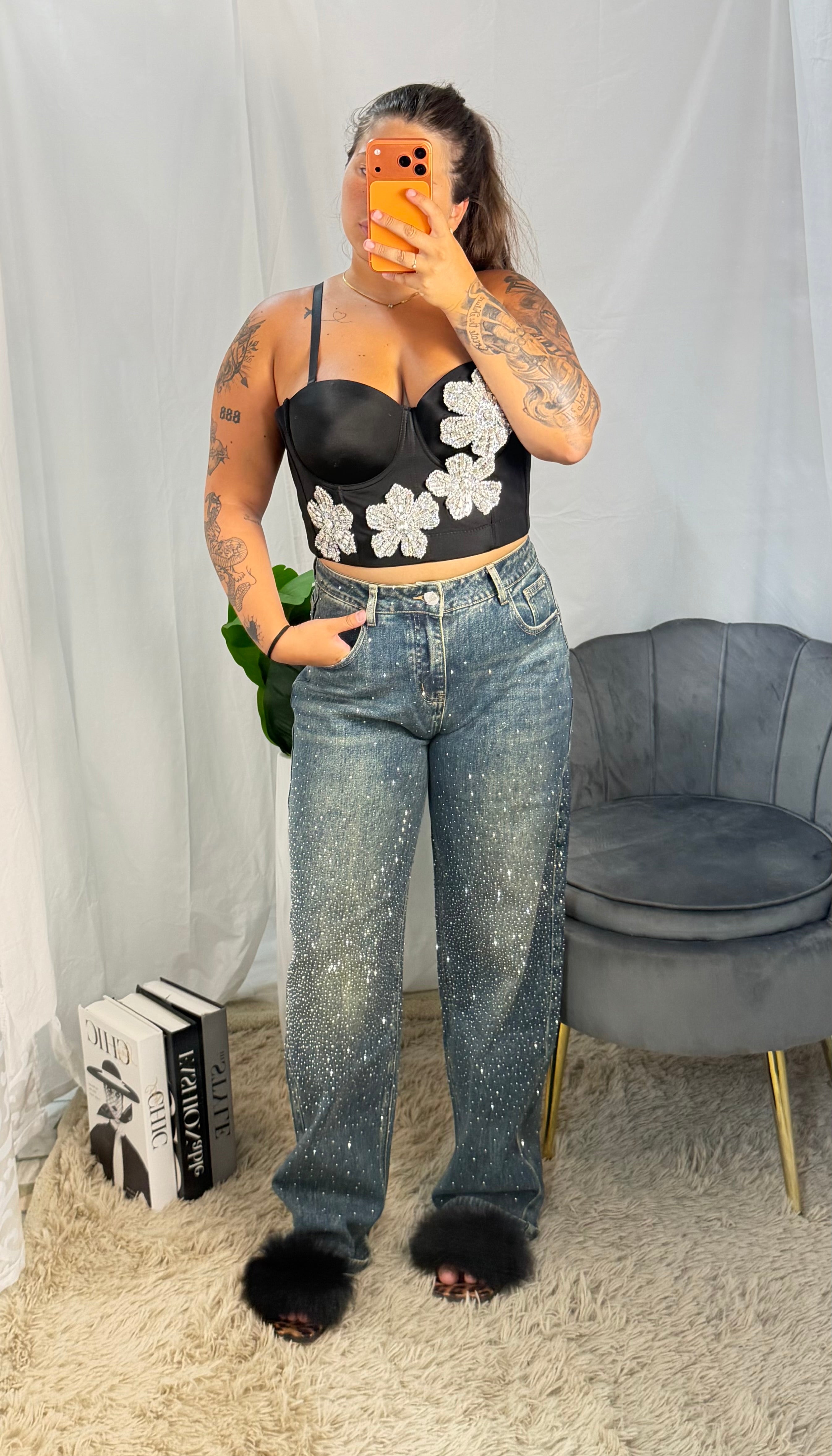 Jeans ballon diamond