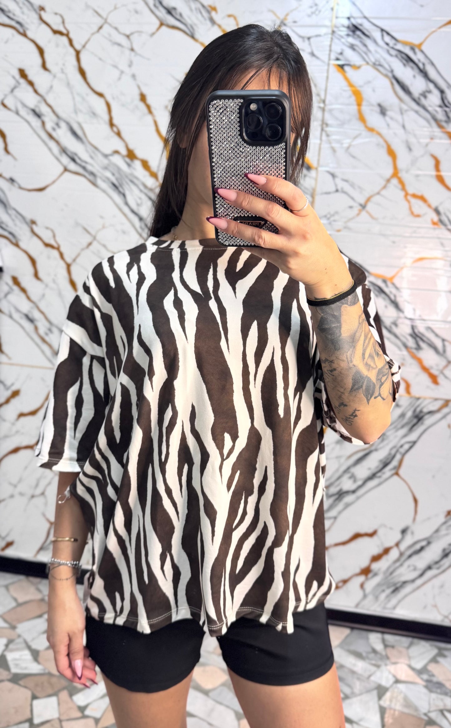 T-shirt zebrata